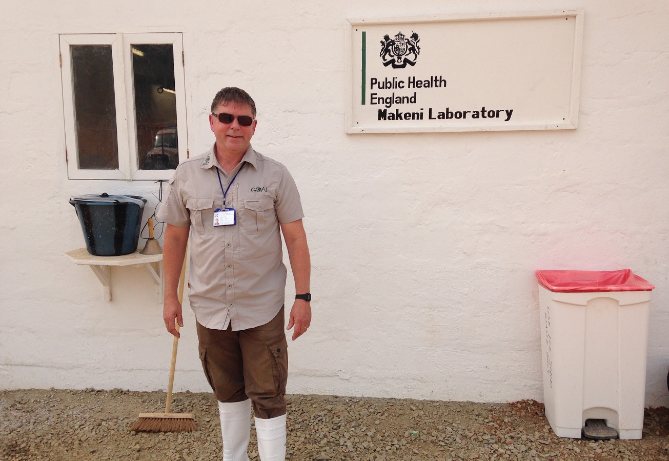 Neil outside lab