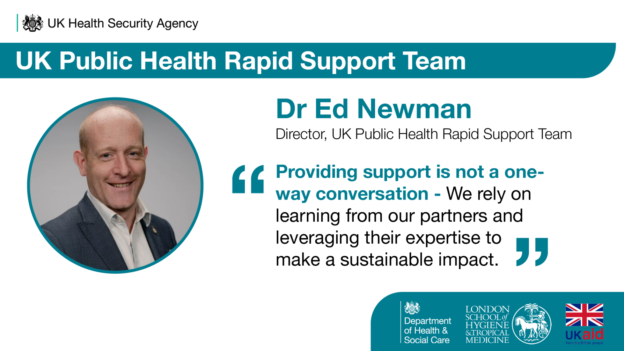 The UK Public Health Rapid Support Team A Renewed Commitment To 