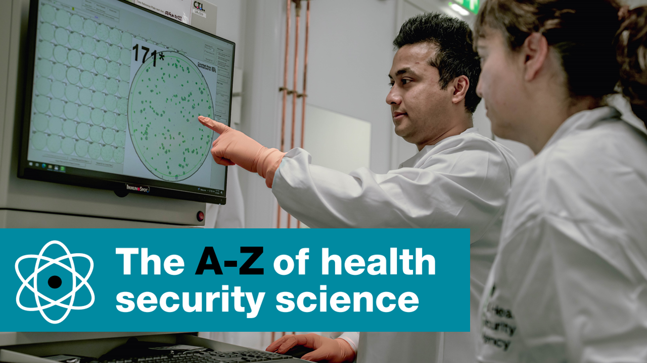 The A-Z of health security science - UK Health Security Agency