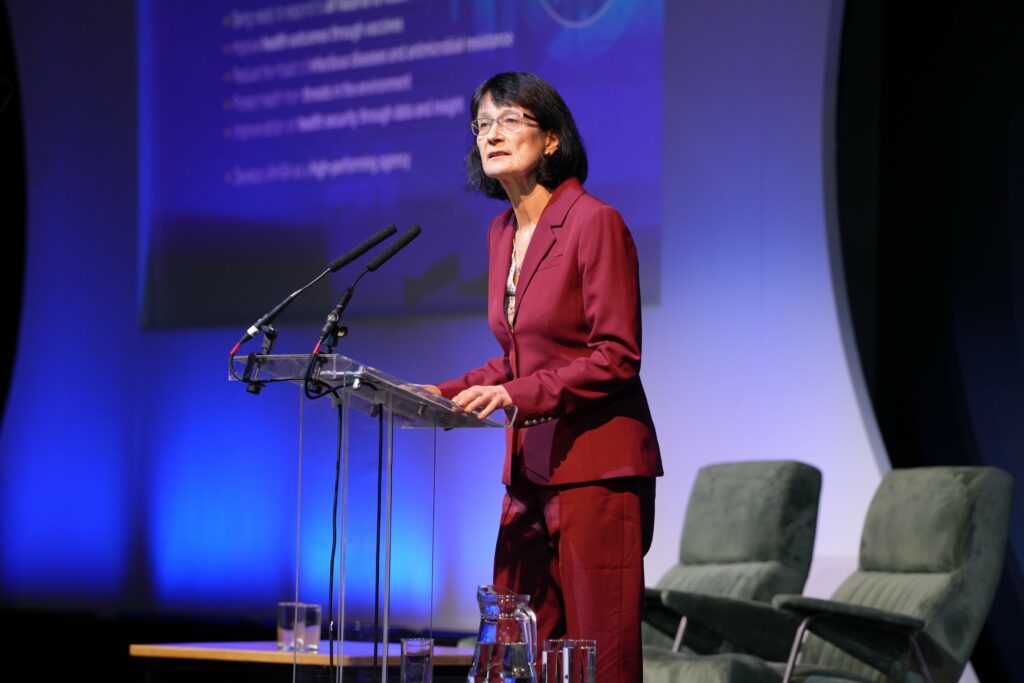 Professor Dame Jenny Harries on stage